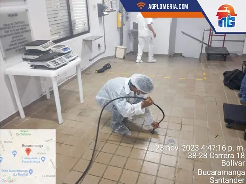 Destape y sondeo de cañerías en Bucaramanga — AG Plomería