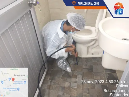 Destape y sondeo de cañerías en Bucaramanga — AG Plomería