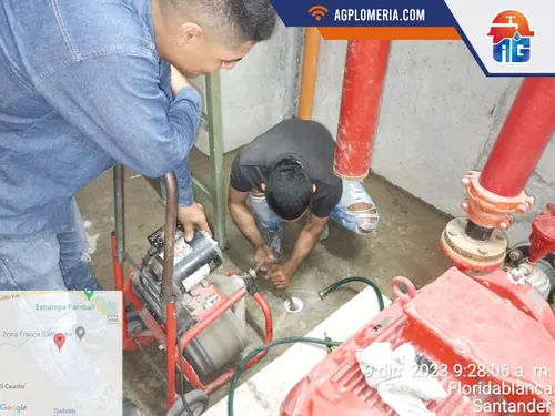 Destape y sondeo de cañerías en Bucaramanga — AG Plomería
