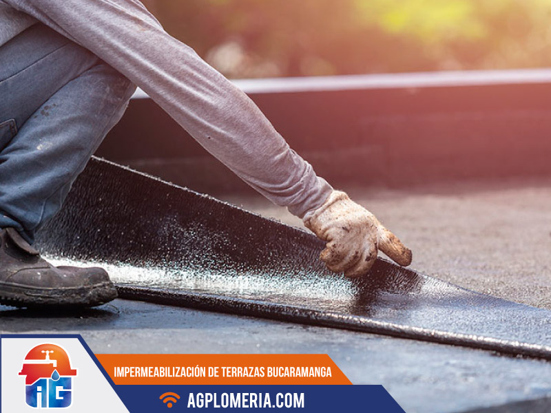 Impermeabilización de Terrazas de aplicación en Caliente en Bucaramanga